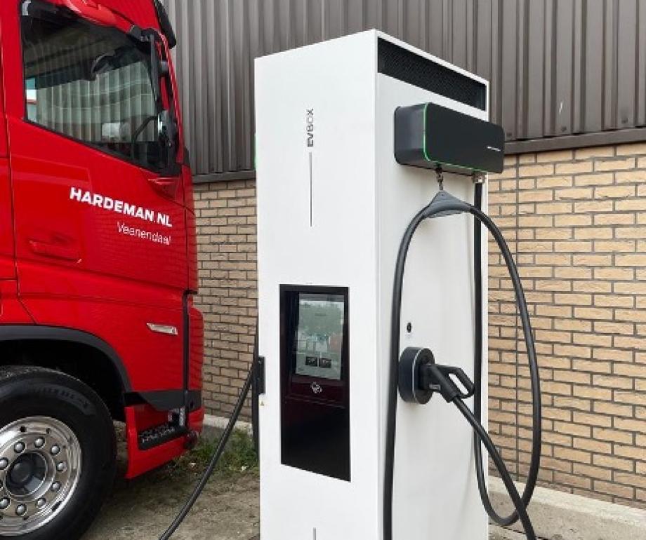 Nieuwe DC-lader voor de elektrische voertuigen van Hardeman